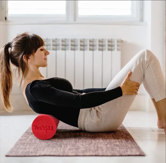 Soft-Density Half/Round PE Foam Rollers for Muscle Massage, Yoga & Physical Therapy