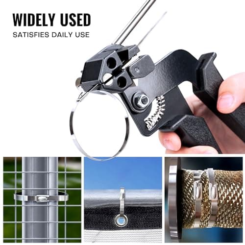 Stainless Steel Cable Tie Gun Kit for Industrial Use