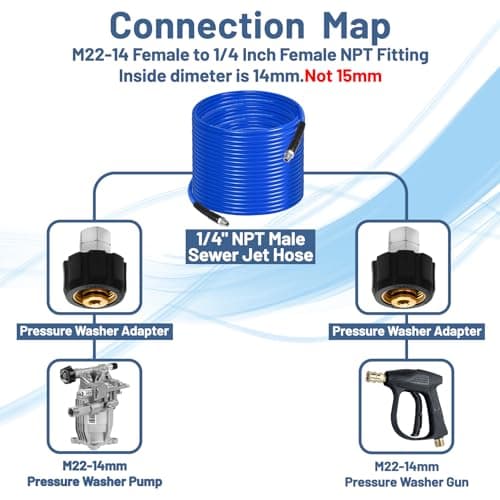 11 Pack 3/8" NPT Quick Connect Pressure Washer Fittings & Adapters