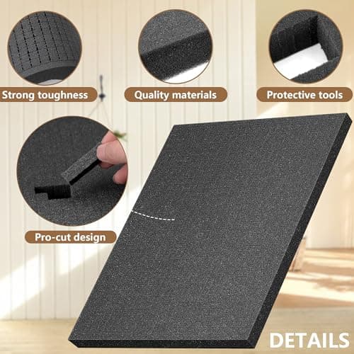 4 Pcs Pick Apart Foaming Inserts for Toolboxes Game Boxes Camera Storage.Drawer