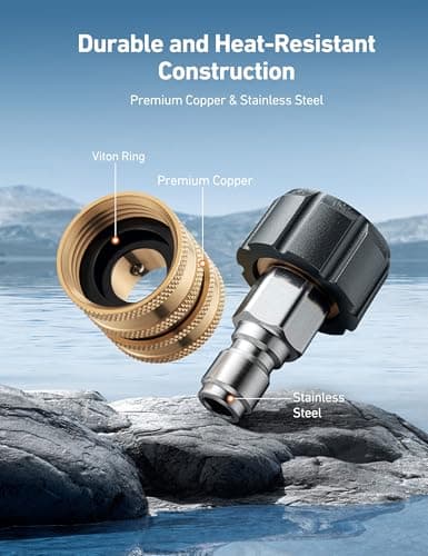 AstroAI Pressure Washer Quick Connect Kit: M22 14mm Swivel Adapters