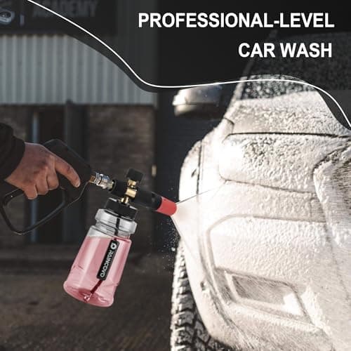 Thick Snow Foam Lance for Pressure Wash, Adjustable Soap Cannon 1/4 Inch Quick Connect
