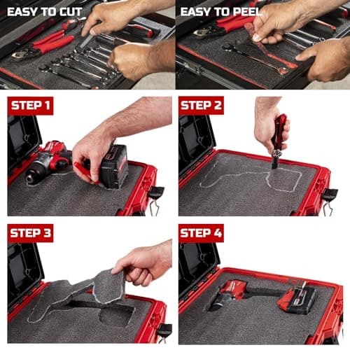 TOOL BOX FOAM 3PACK FOR CASES, DRAWER LINER AND STORAGE