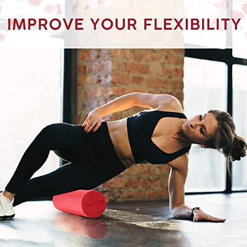 Soft-Density Half/Round PE Foam Rollers for Muscle Massage, Yoga & Physical Therapy