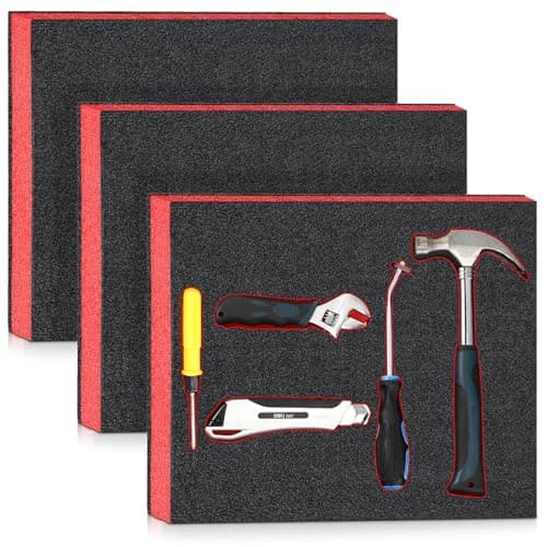 Frienda 3 Pcs Tool Box Foam Organizers