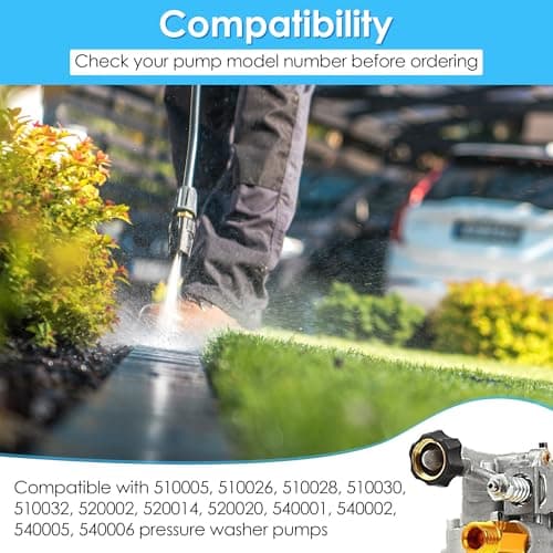 Simpson 1 Pack 3/4" Female to 3/8" Male Hose Adapter for Pressure Washer (Compatible with 7112362)