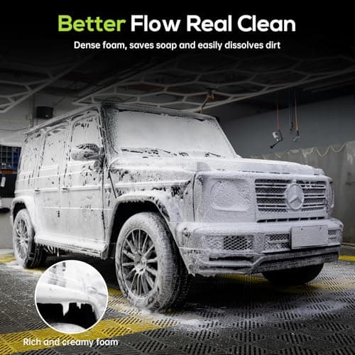 Foam Cannon Pro for Pressure Washers, Green with Quick Connect Nozzle