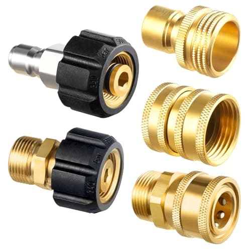 Twinkle Star M22 14mm Quick Connect Pressure Washer Adapter Set