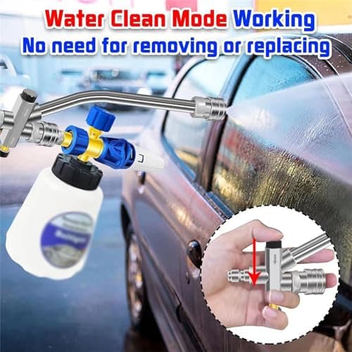 Munbuti Foam Cannon Dual-Connector Accessory for Daily Pressure Washer