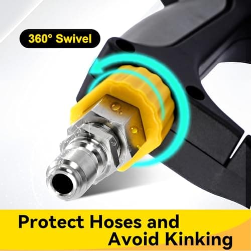 Dual Connector Pressure Washer Gun with 3/8'' Swivel Connector - Tool Daily Foam Cannon
| Adjustable Soap Cannon with M22-14 and 1/4” Quick Connect Fittings - Tool Daily Power Washer Gun
| 1.5 Liter Capacity Foam Cannon - Tool Daily Pressure Washer
