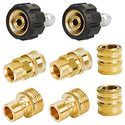 Hourleey M22 Metric Quick Disconnect Kit, 8 Pack