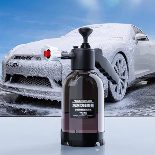 2 L White Foam Sprayer for Car Wash and Home Cleaning