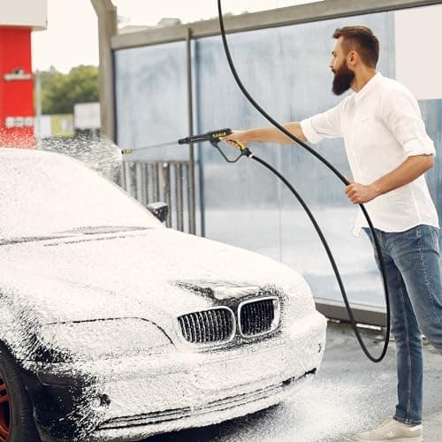 POHIR 3600 PSI Pressure Washer Gun with 50FT Hose Kit & 15in Wand Parts 7 Nozzles Quick Connect Set