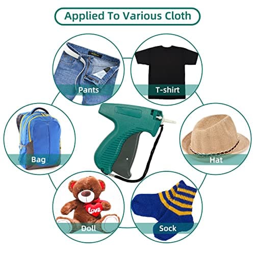 2006pcs Clothing Tagging Gun Kit with 1600 Barbs & 400 Labels