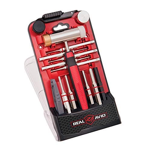 Real Avid Hammer Set & Punch Kit - Gunsmithing Hammer & 4 Tips, Non-Marring Tools