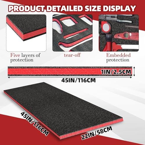 Large High Density Polyethylene Tool Box Organizer - Extra Large 45x22x1in for Tool Storage and Organization
| Customizable High Density Polyethylene Tool Box Inserts - Extra Large 45x22x1in for Optimized Tool Storage
| High Density Polyethylene Too