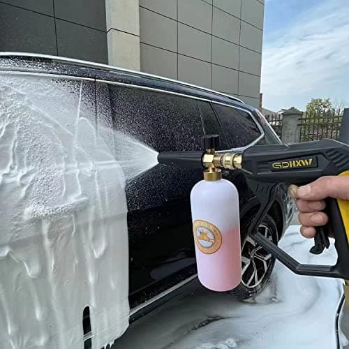 GDHXW X-887 High Pressure Washer Gun with Foam Cannon & 7 Nozzles for Car Washing