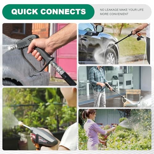 2025 Upgraded M22 Swivel 14mm to 3/8 Quick Connect Pressure Washer Kit