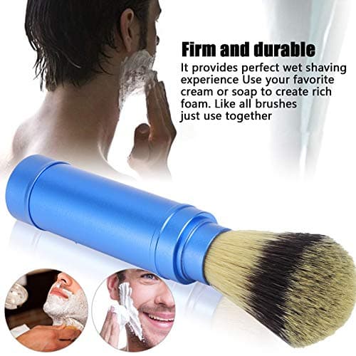 Walfront Portable Travel Foaming Shaving Brush for Men