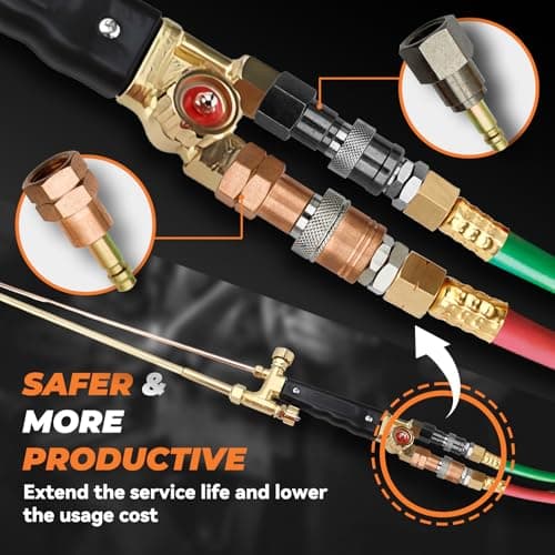Upgraded Plug Parts for Cutting/Welding Torches, Machine Side Male Set OEM