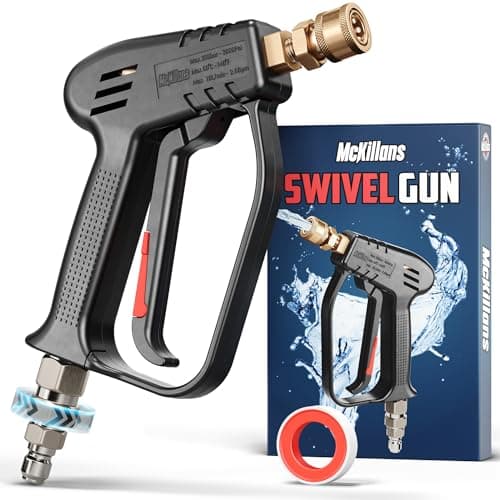 McKillans® High Pressure Washer Gun with Swivel and Quick Connector