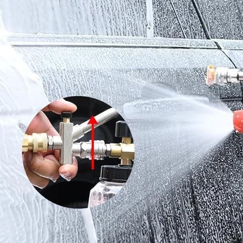 Foam Cannon Accessory for Pressure Washer with 5 Angle Nozzles and Quick Connector