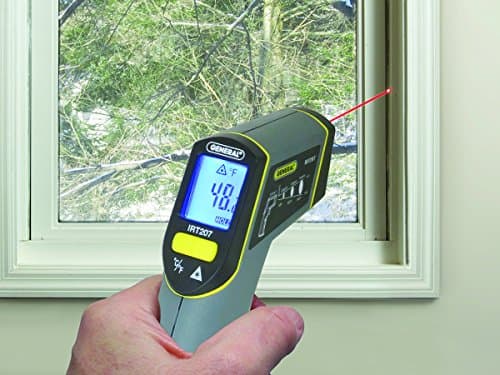 Non-Contact Digital Laser Temperature Gun -4 to 608°F (-20 to 320°C) for Cooking/BBQ/Food/Fridge/Pizza Oven/Engine