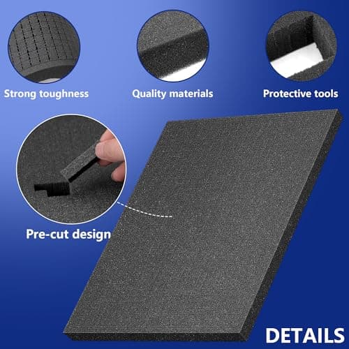 Simple Foam Inserts for Toolbox, Game Box, Camera Storage