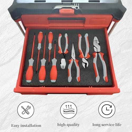 Tool Box Foam 4 Pcs Storage Sheets for Toolbox Polyethylene Shadow Inserts
| Polyethylene Tool Box Foam Inserts Shadow 4 Pcs 18x12x2 Inch & 18x12x1 Inch
| Shadow Foam Inserts for Toolboxes 4 Pcs Polyethylene Storage Sheets