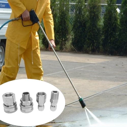 3/8 Quick Connect Stainless Steel Pressure Washer Fitting Set