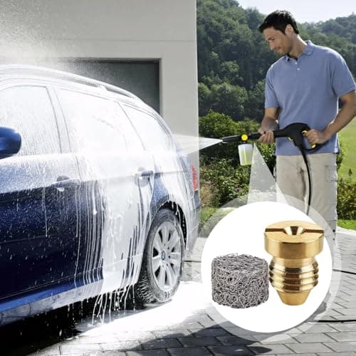 Orifice Foam Cannon - 4 PCS 1.1mm Orifice Universal Foam Cannon Tool for Daily Use with Brass Threaded Nozzle and Mesh Filter
| Orifice Foam Cannon - 4 PCS 1.1mm Nozzle Tip for Snow Bubble Spray Guns Suitable for Daily Foam Cannon Applications
| Ori