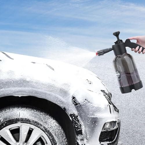 2 L White Foam Sprayer for Car Wash and Home Cleaning
