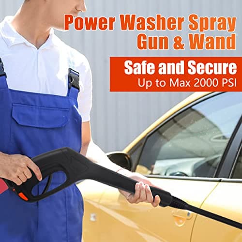 Pressure Washer Gun with Accessories for Home Use