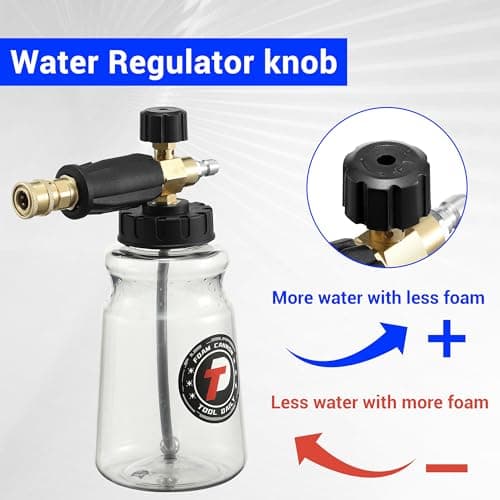 Daily Pressure Washer Foam Cannon 3 Curve Extend Wands 16" Nozzle 3600 PSI