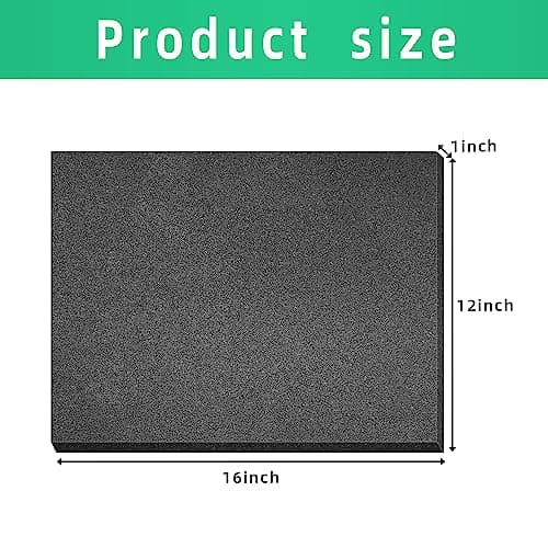 16x12x1 Inch Polyurethane Foam Sheets for Toolboxes and Storage