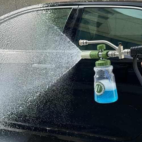 M MINGLE Foam Cannon Dual-Connector Wand for Pressure Washer - 3600 PSI