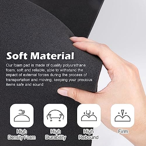 16x12x1.5 Inch Polyurethane Foam Sheets for Toolboxes and Cases