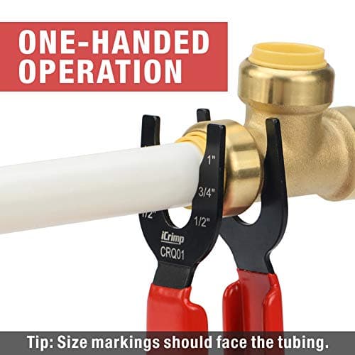 iCrimp CRQ01 1/2" to 1" Disconnect Tool for Brass Push Fit Fittings