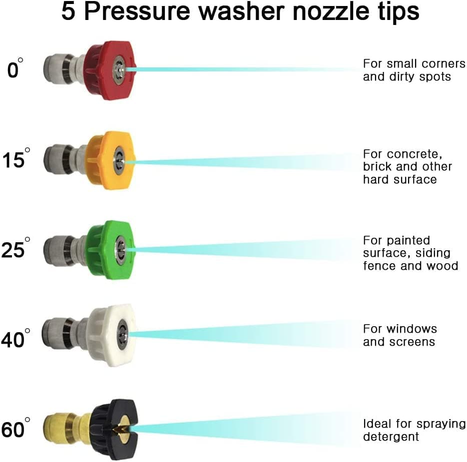 Selkie Pressure Washer Foam Cannon with 4350PSI 1/4" Quick Connect LANCE