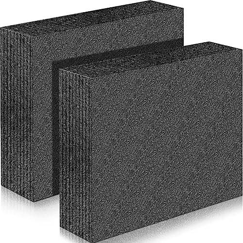 Frienda Black Polyethylene Foam Sheet, 12"x10"x2.125", Cutting Packing Padding