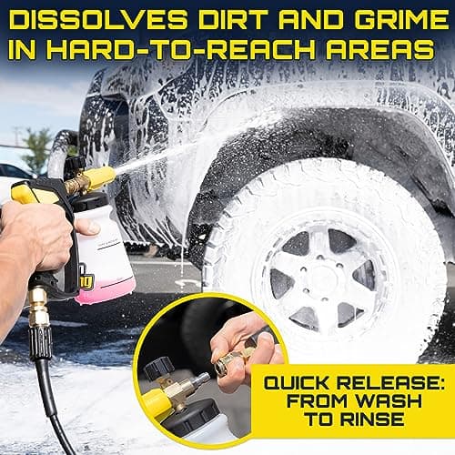 Foam King Foam Cannon for Pressure Washers & Car Washes with Quick Connect