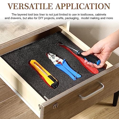 Frienda 3 Pcs Tool Box Foam Organizers