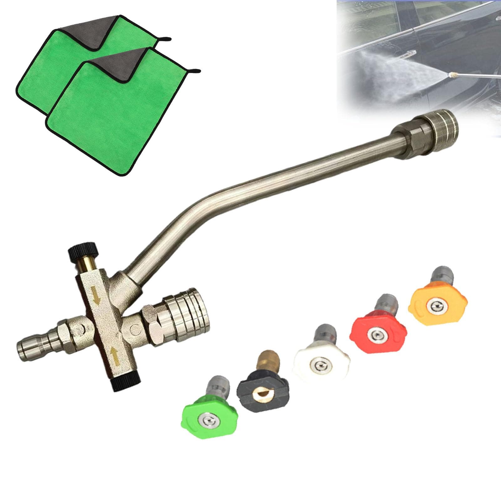 Munbuti Foam Cannon Dual-Connector Accessory for Daily Pressure Washer