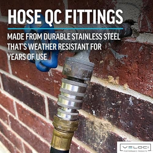 MTM Hydro Pressure Washer Adapter Set, 4 Piece 3/4" Quick Connect Kit
