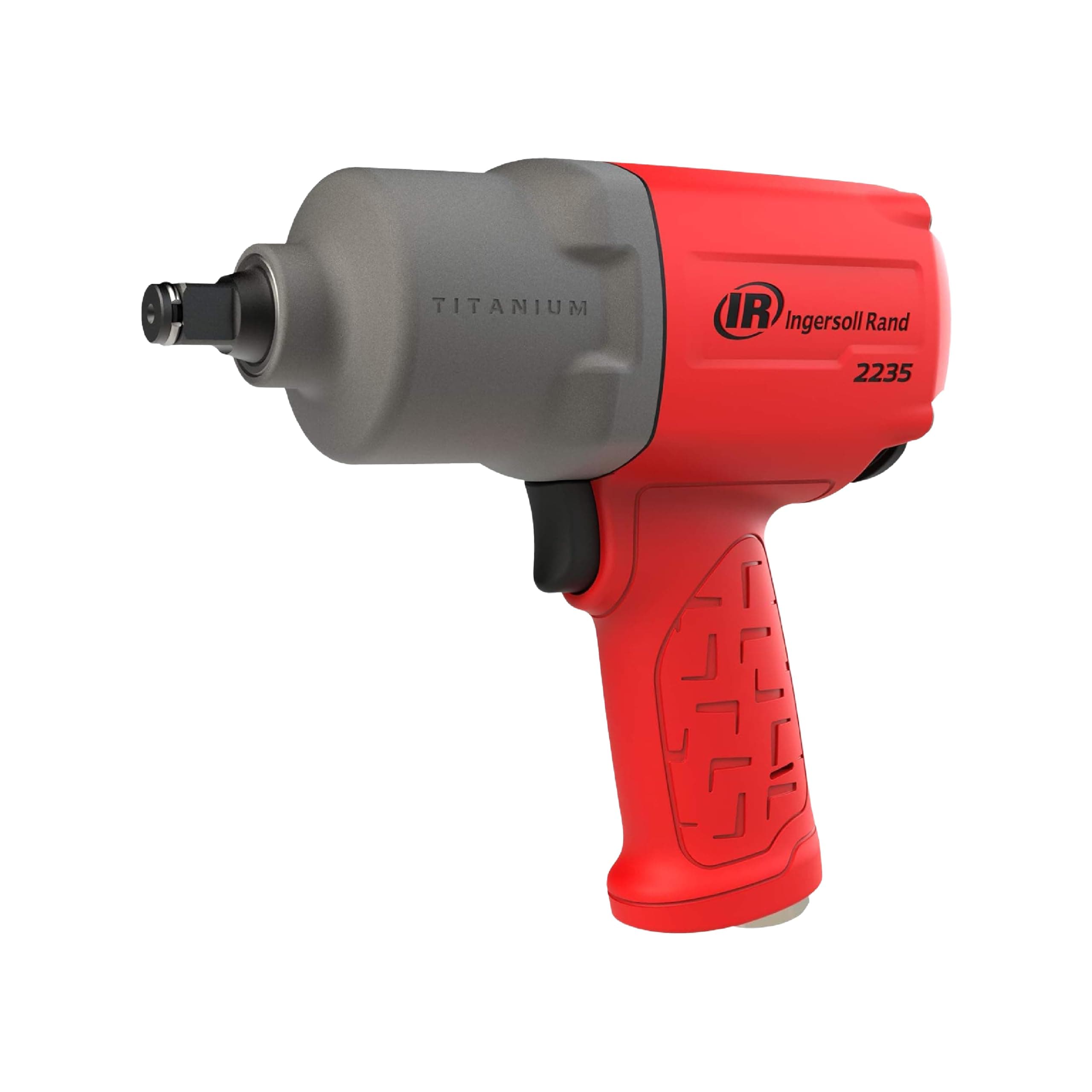 Ingersoll Rand 2235TiMAX-R 1/2" Drive Air Impact Wrench, Red, 4.6 lb, 1,350 ft-lbs Torque