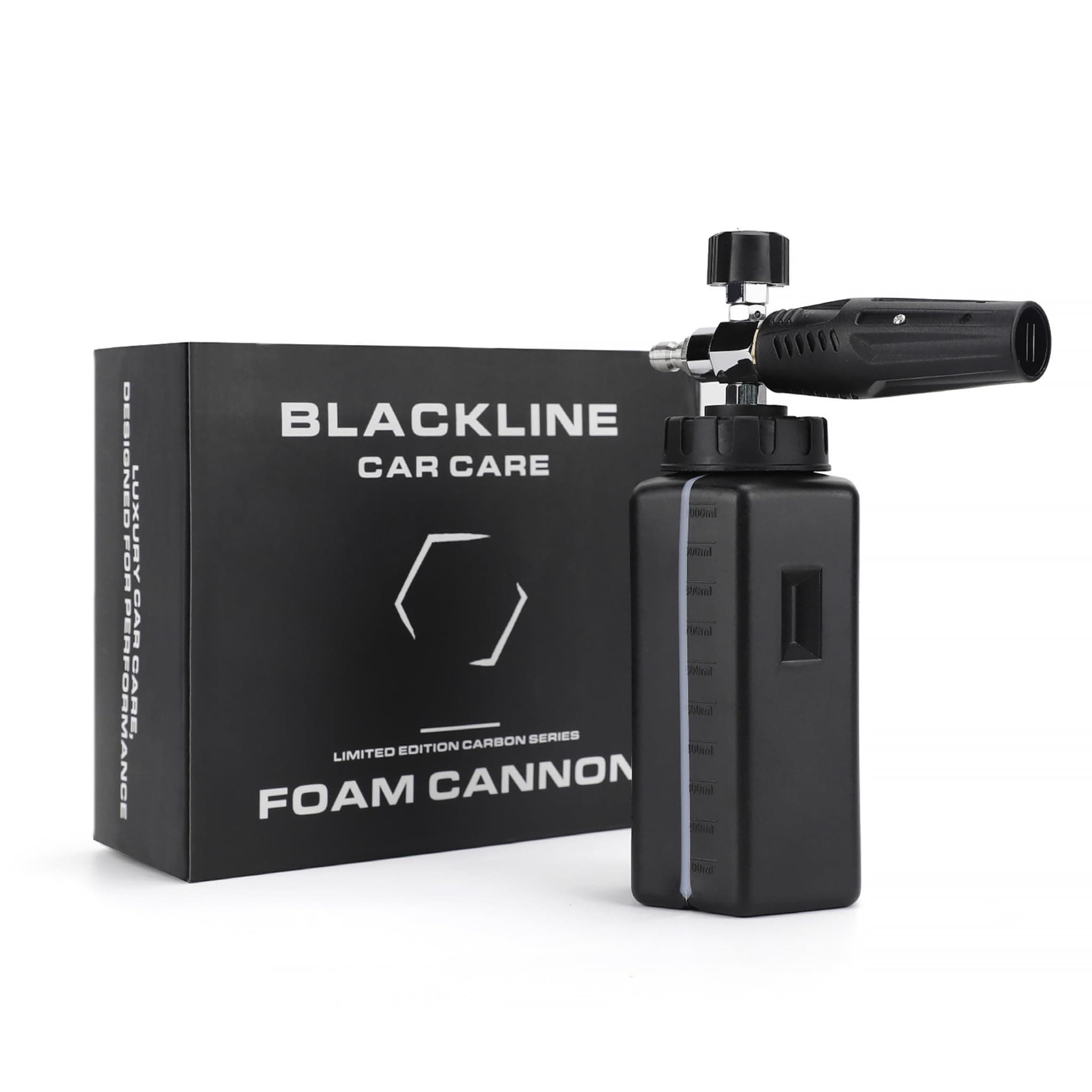 Blackline Foam Cannon for Pressure Washers, Durable Safe Car & Truck Wash, Thick Foam Sprayer, 1L Bottle & Quick Connect