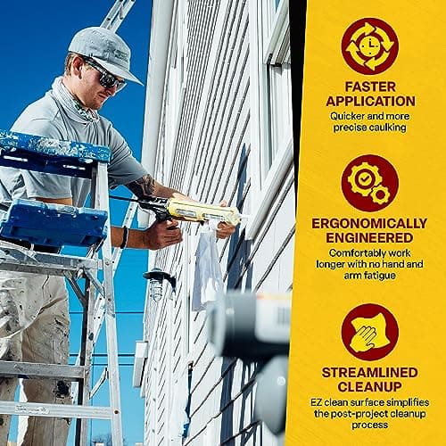10oz Dripless Ergonomic Composite Caulk Gun