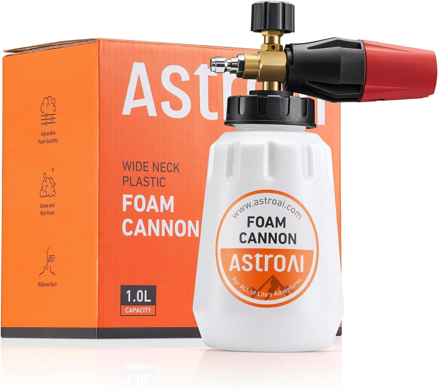 AstroAI Heavy Duty Car Foam Blaster with 1L Bottle