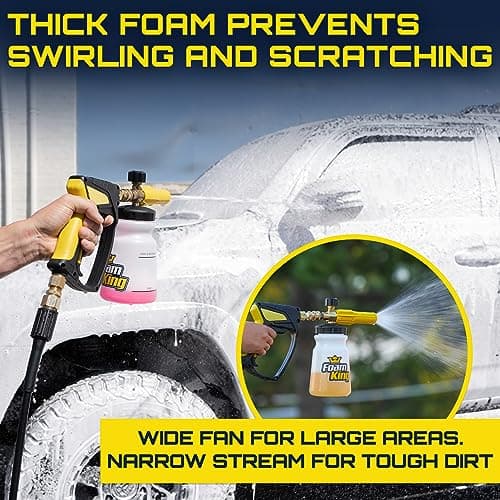 Foam King Foam Cannon for Pressure Washers & Car Washes with Quick Connect