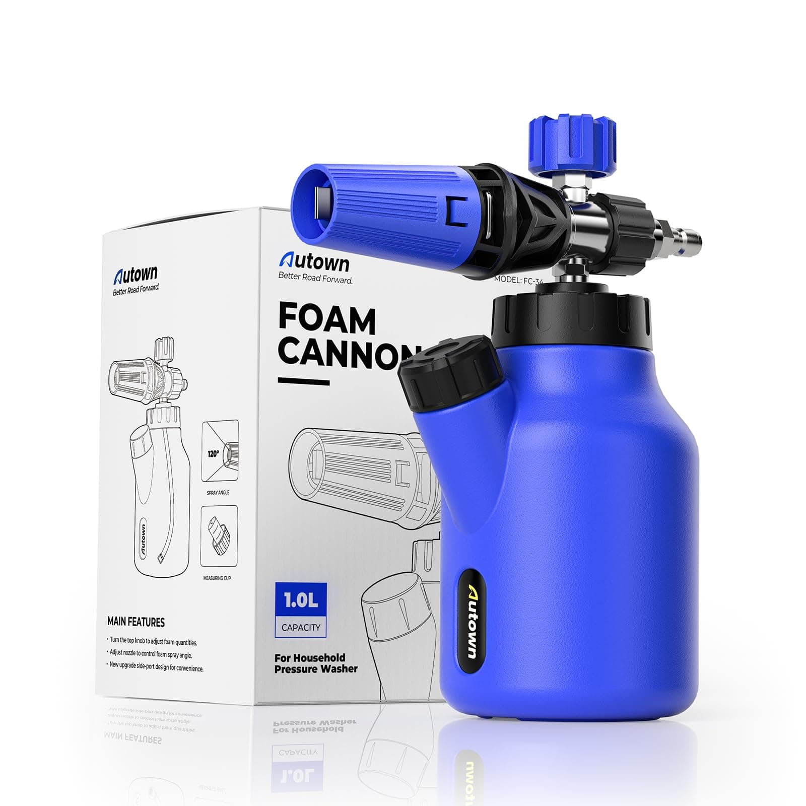 Carpaint Foam Cannon with Quick Connector for Pressure Washers
